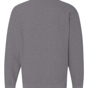 Graphite-Heather-Crewneck Sweatshirt-back