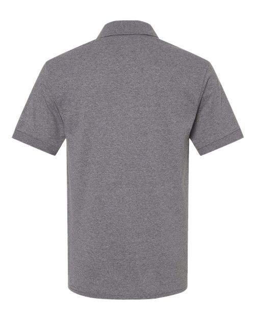 Graphite-Heather-Jersey-Polo-back