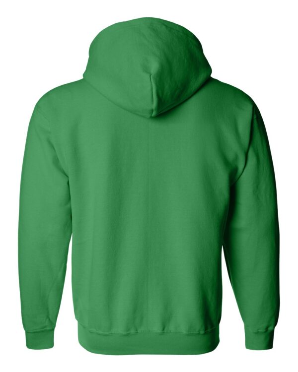 Irish-Green-Full-Zip Hooded Sweatshirt-back