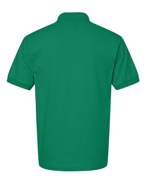 Kelly-Green-Jersey-Polo-back