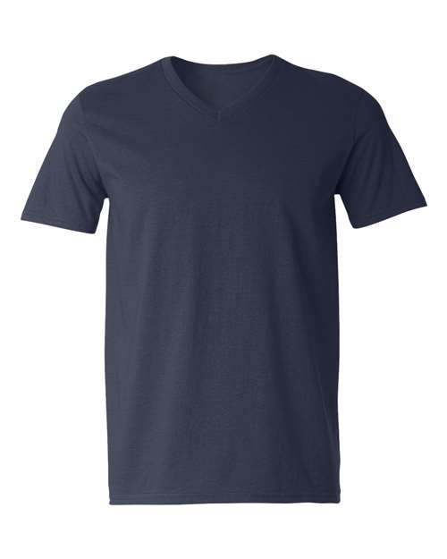 Navy-V-Neck T-Shirt-front