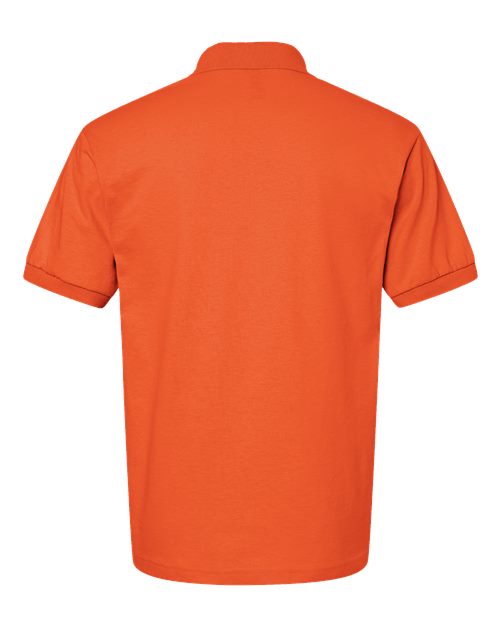 Orange-Jersey-Polo-back