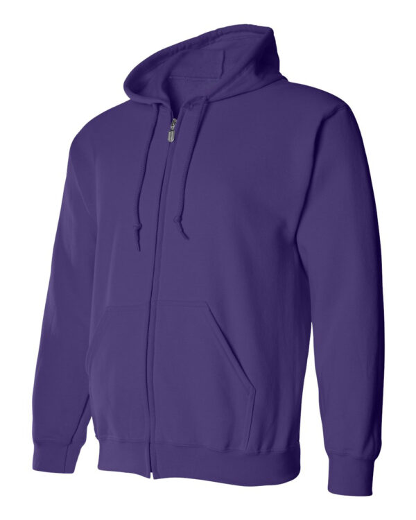 Purple-Full-Zip Hooded Sweatshirt-side