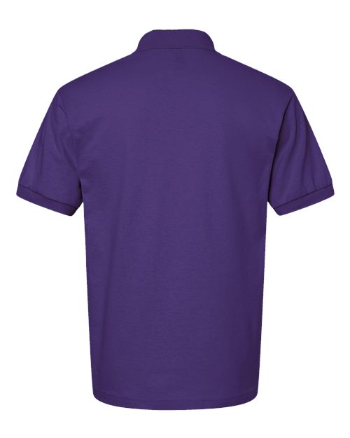 Purple-Jersey-Polo-back