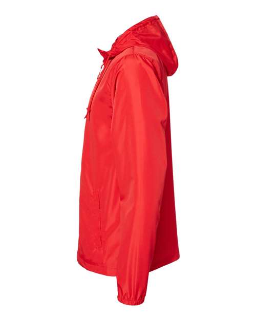 Red-Lightweight-Windbreaker-side