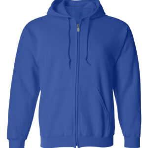 Royal-Full-Zip Hooded Sweatshirt