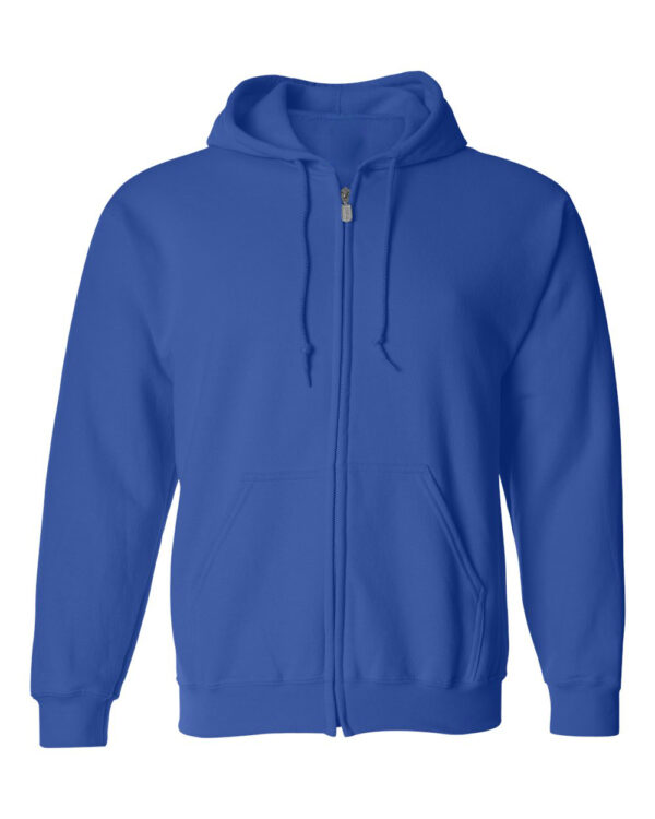 Royal-Full-Zip Hooded Sweatshirt