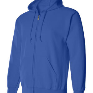 Royal-Full-Zip Hooded Sweatshirt-side