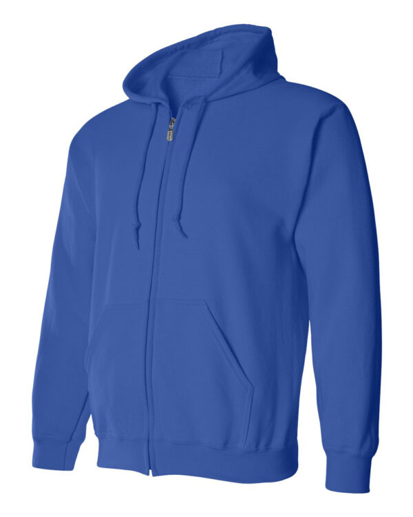 Royal-Full-Zip Hooded Sweatshirt-side