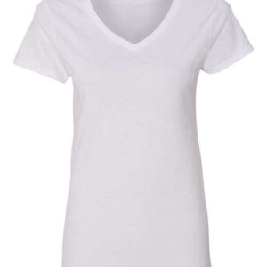 V-Neck T-Shirt-White