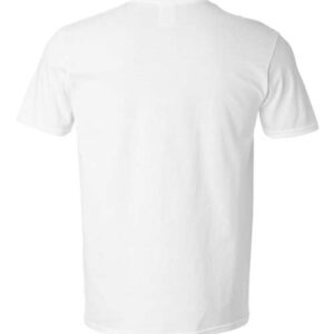 White-men-V-Neck T-Shirt-back