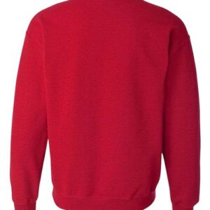 cherry-red-Crewneck Sweatshirt-back