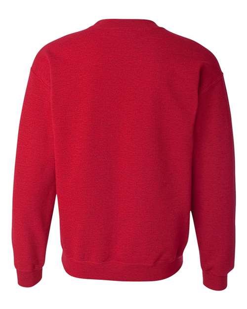 cherry-red-Crewneck Sweatshirt-back